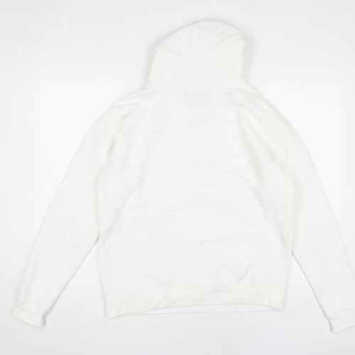 Fluid Women's White Pullover Hoodie Size 12 Casual