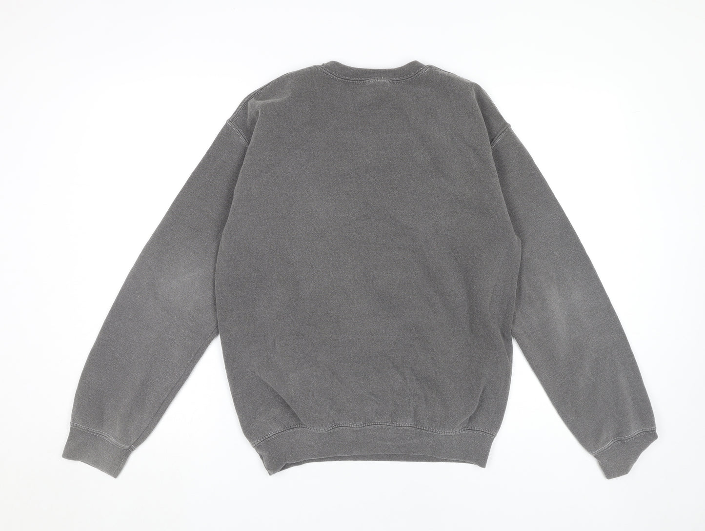Topshop Women’s Grey Crew Neck Pullover Sweatshirt S