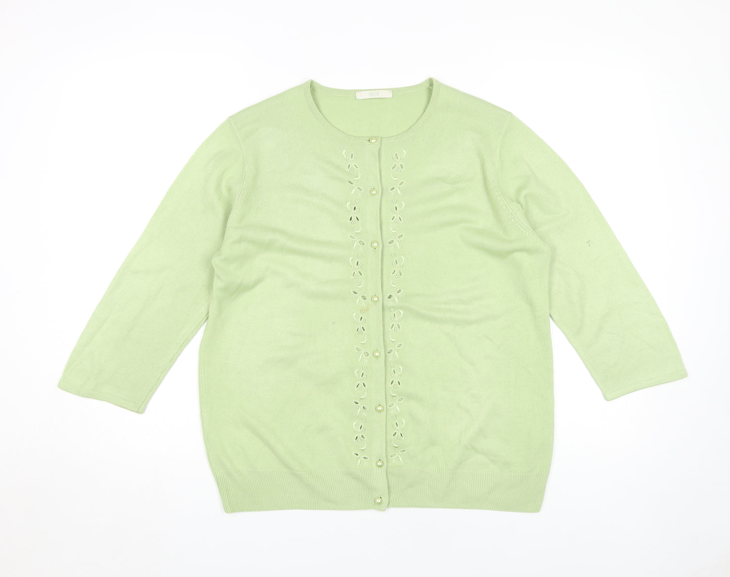Marks and Spencer Women Green Cardigan Size 16