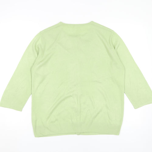 Marks and Spencer Women Green Cardigan Size 16