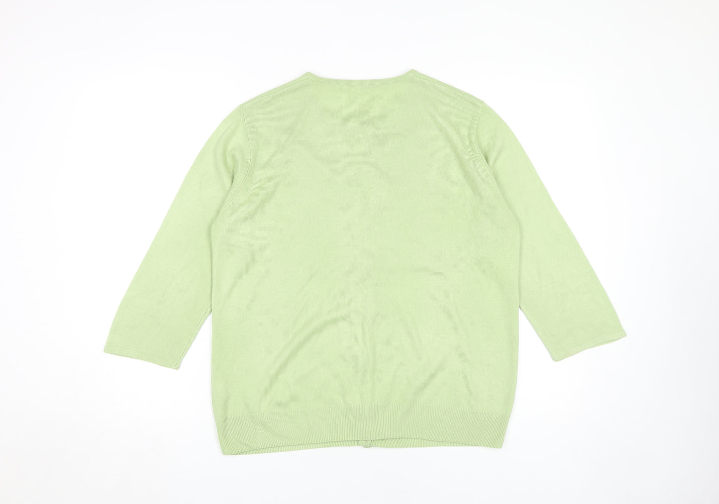 Marks and Spencer Women Green Cardigan Size 16
