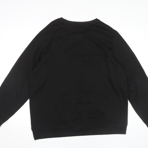 Home Free Black Women's Sweatshirt 2X Cotton/Polyester