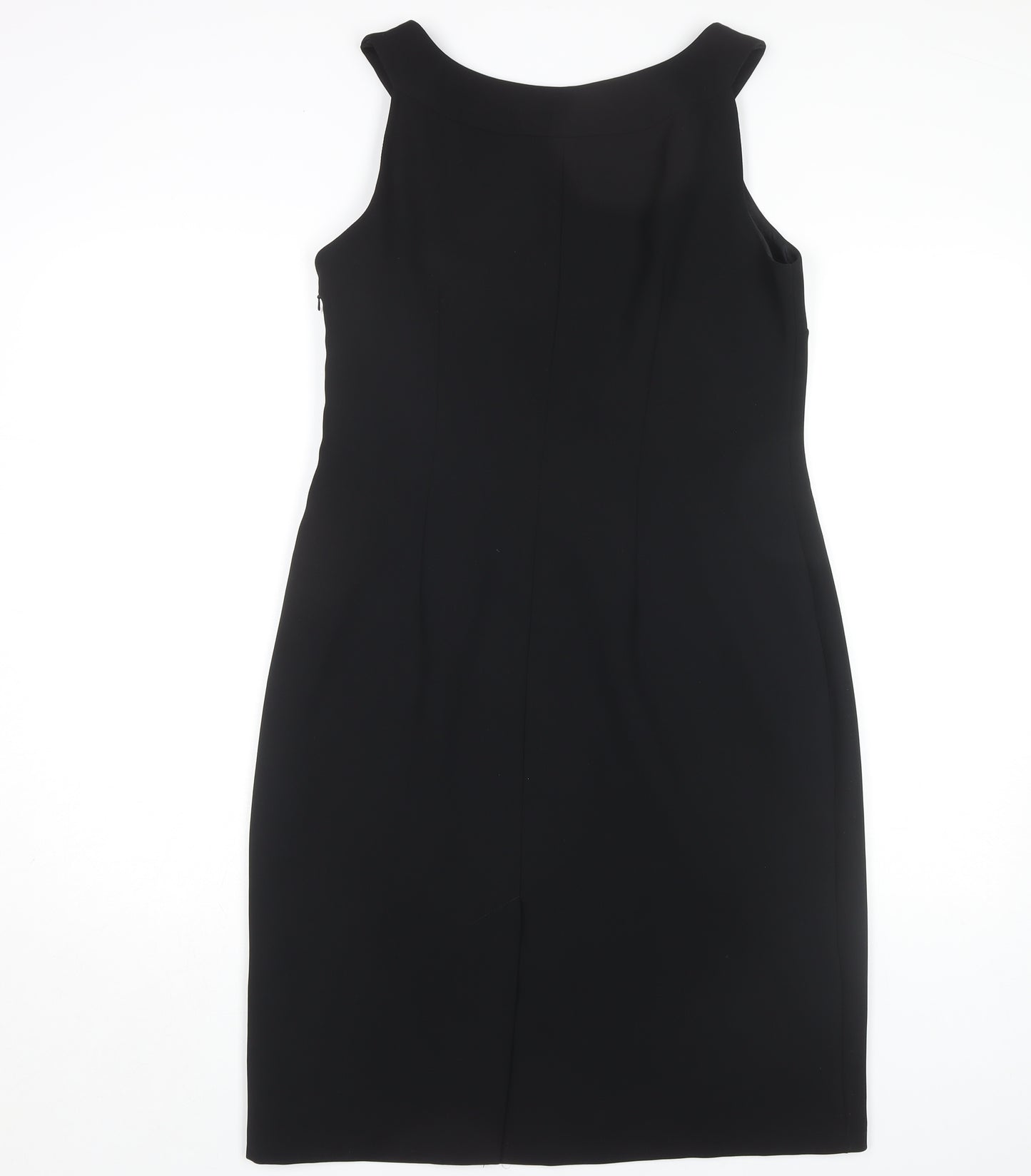 Michaela Louisa Black Sheath Dress, Size 12, Formal, Beaded