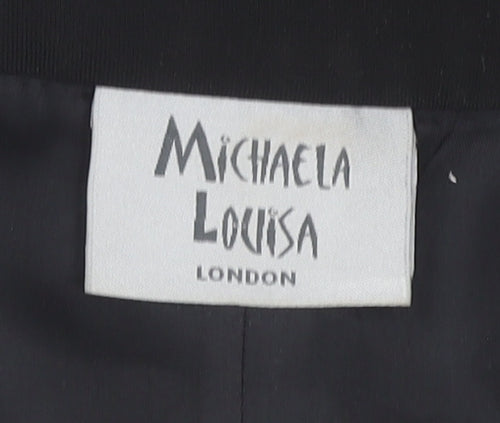 Michaela Louisa Black Sheath Dress, Size 12, Formal, Beaded