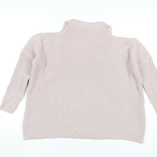 New Look Women's Beige Knitted Pullover, Size M
