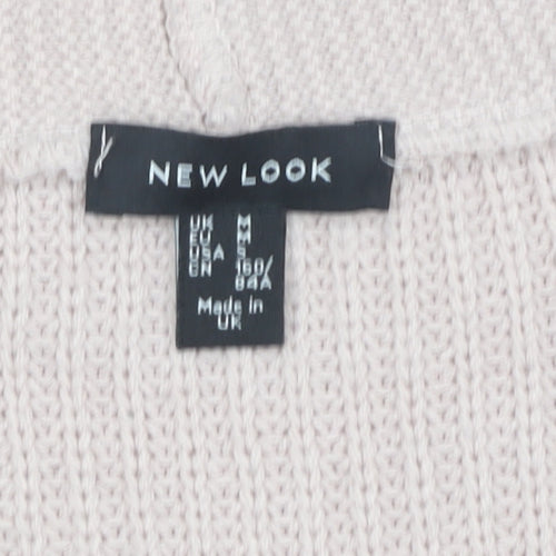 New Look Women's Beige Knitted Pullover, Size M
