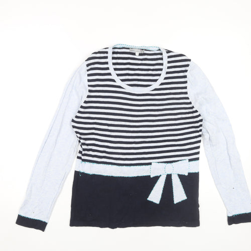 Marks and Spencer Women's Striped Pullover Jumper, Size 14