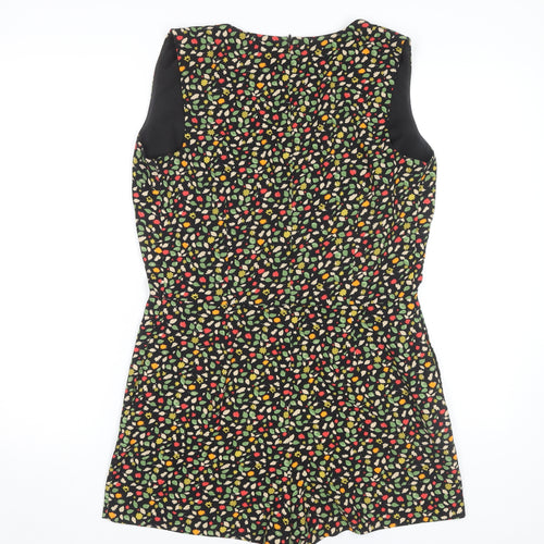 Next Women's Multicoloured Floral Playsuit Size 12