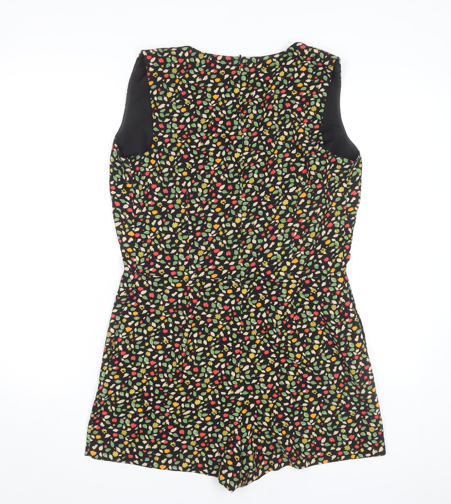Next Women's Multicoloured Floral Playsuit Size 12
