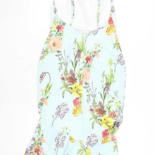ASOS Women's Multicoloured Floral Dress Size 10