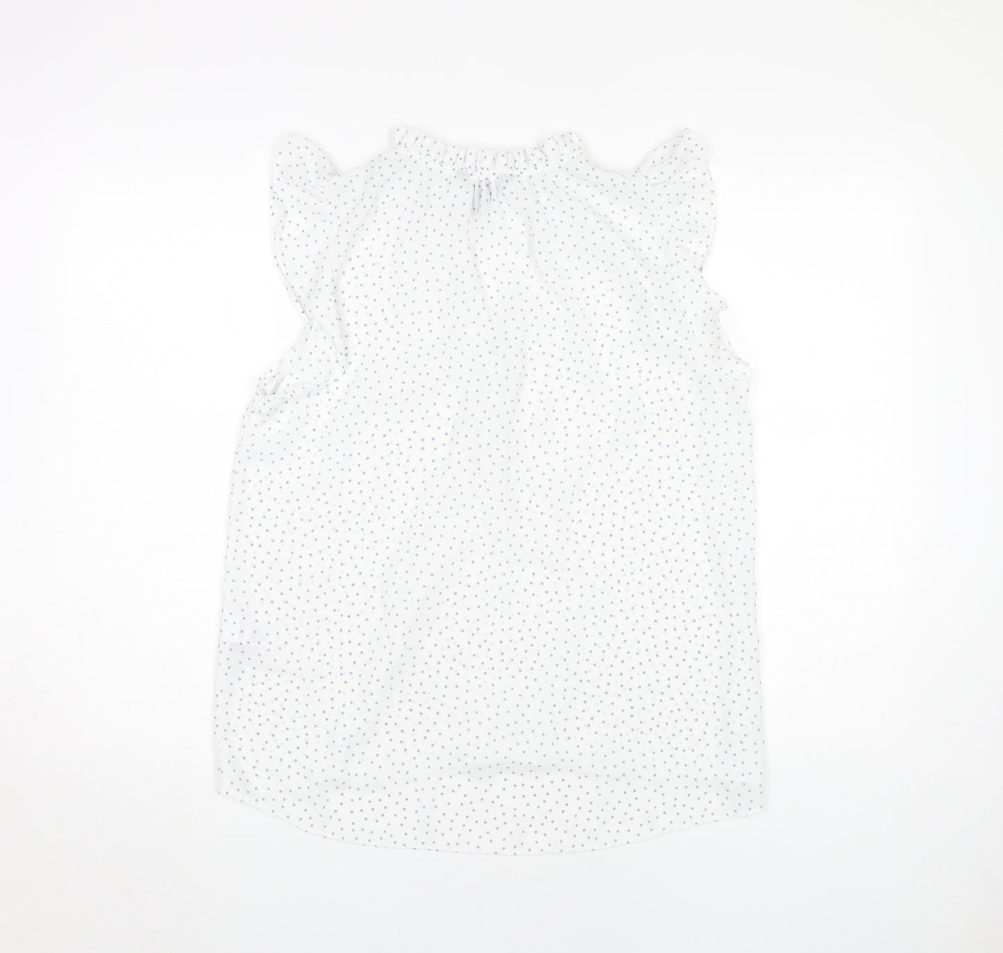 New Look Women's White UK 12 Sleeveless Blouse