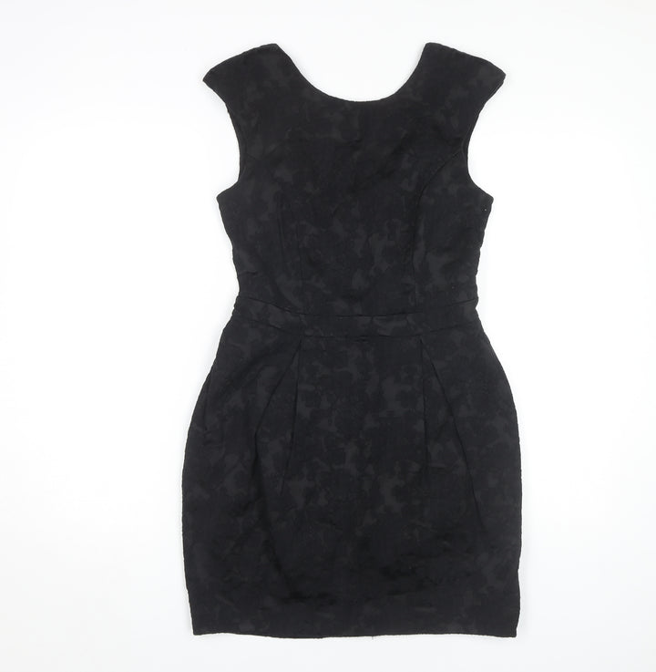 River Island Women's Black Sheath Dress Size 10