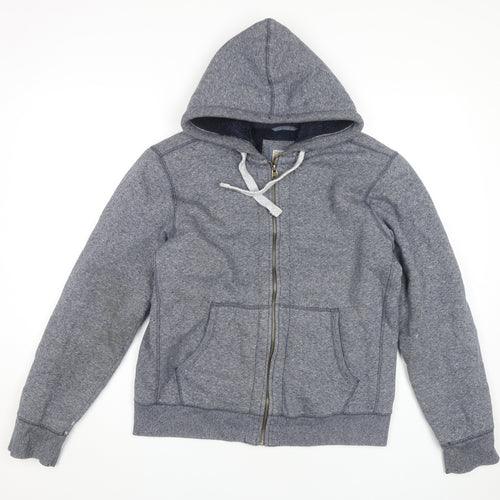 Marks and Spencer Men's Grey Zip Hoodie M