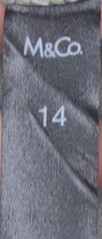 M&Co Women's Grey Cargo Skirt Size 14 Casual Pockets