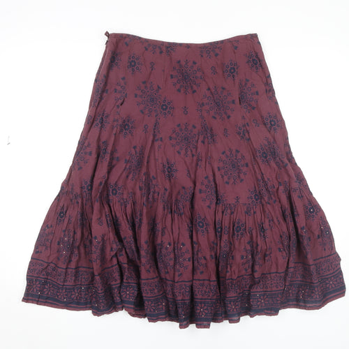 Monsoon Women's Multicoloured Peasant Skirt Size 12