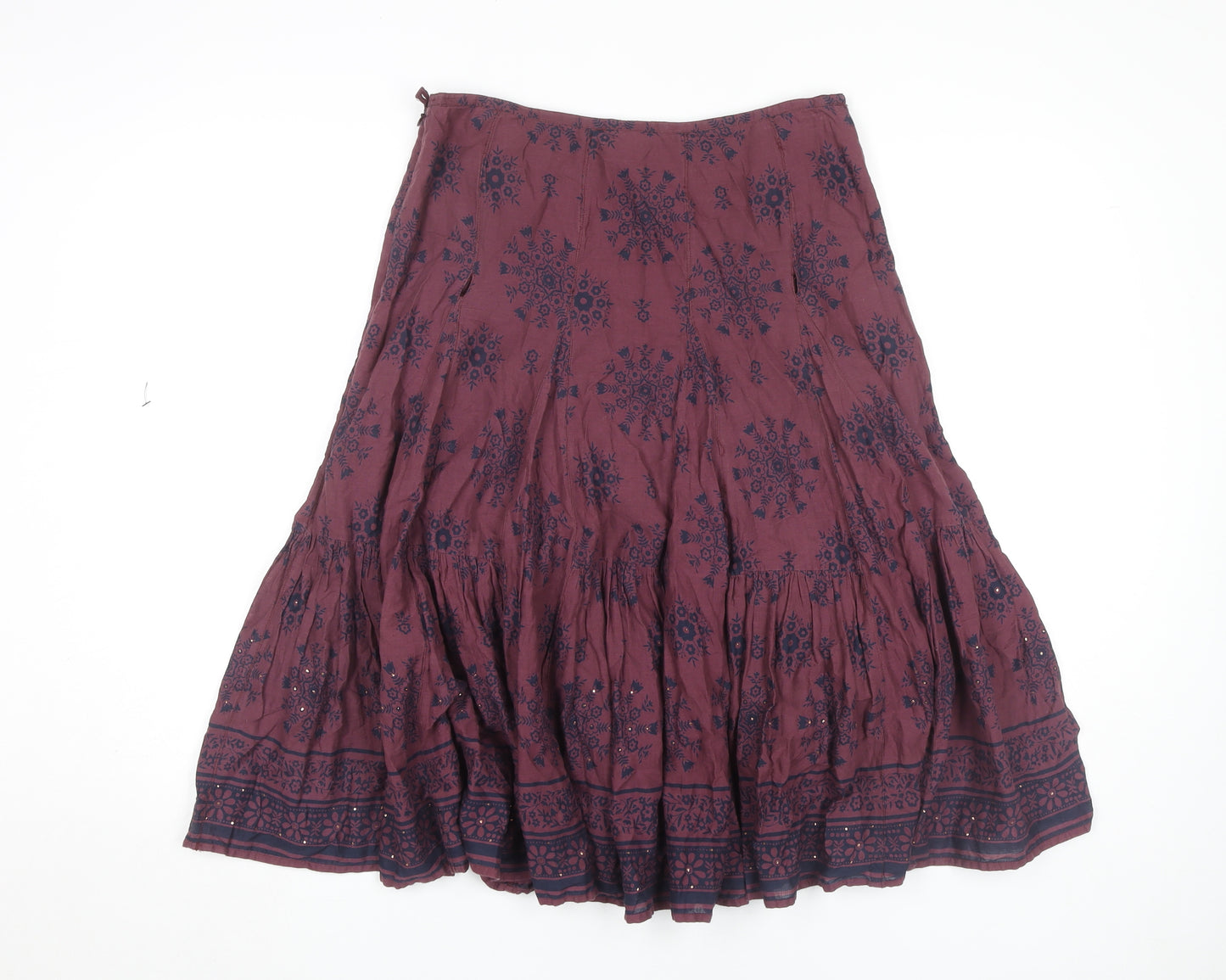 Monsoon Women's Multicoloured Peasant Skirt Size 12