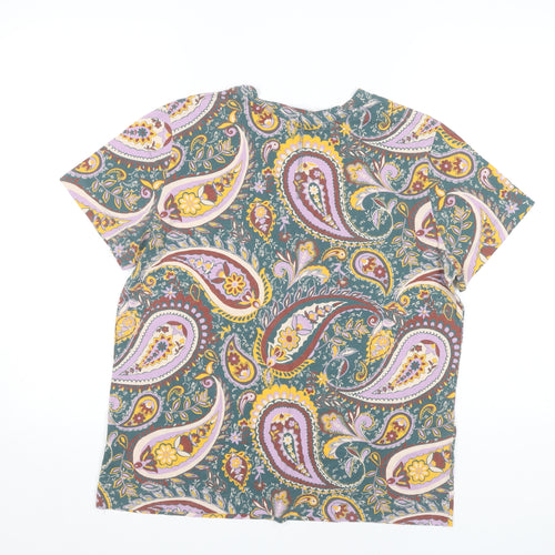 Next Women's Paisley T-Shirt, Size 14, Multicoloured