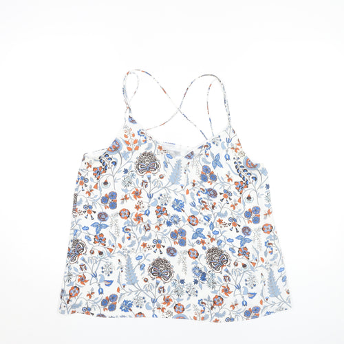 H&M Women's Floral Camisole Tank, Size 12, Multicoloured