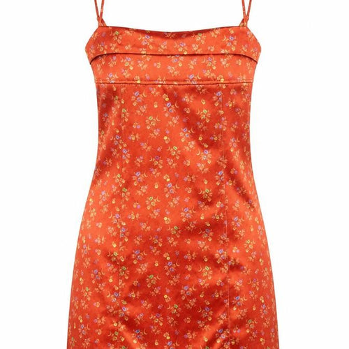 Urban Outfitters Women's Floral Red Slip Dress XS