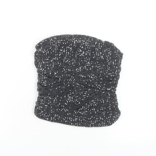 River Island Women's Black Sequin Sleeveless Top - UK 8