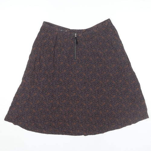 Monsoon Women's Multicoloured Paisley A-Line Skirt, Size 10