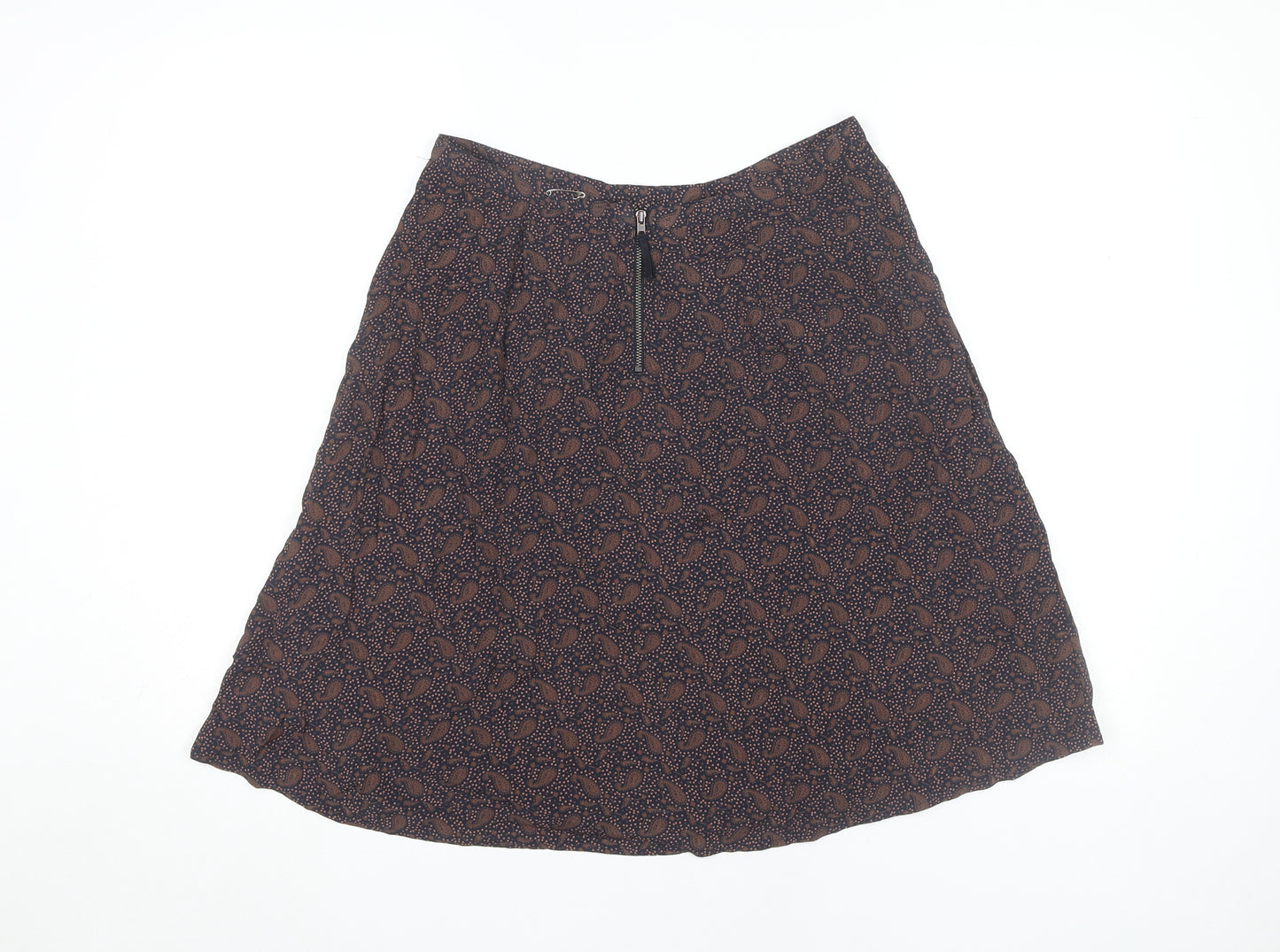 Monsoon Women's Multicoloured Paisley A-Line Skirt, Size 10
