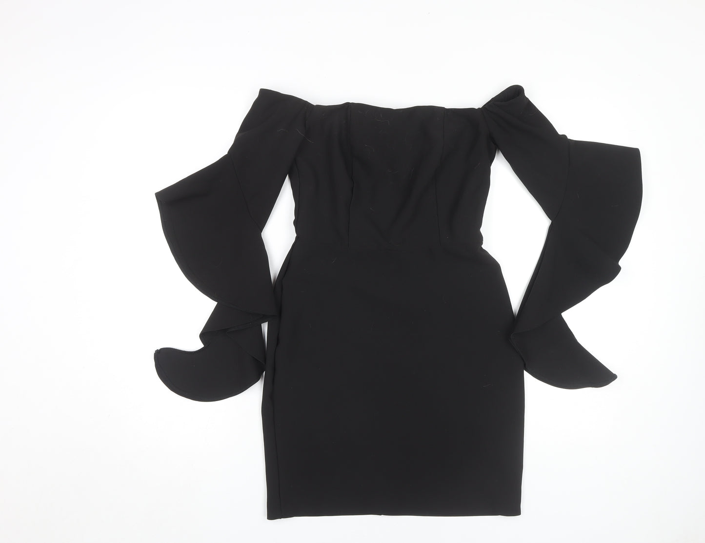River Island Women's Black Sheath Dress, Size 10