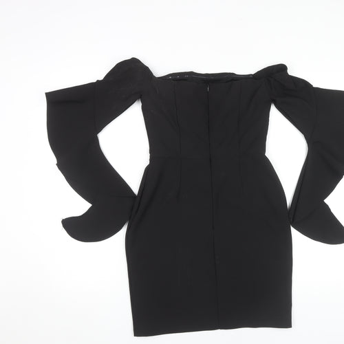 River Island Women's Black Sheath Dress, Size 10