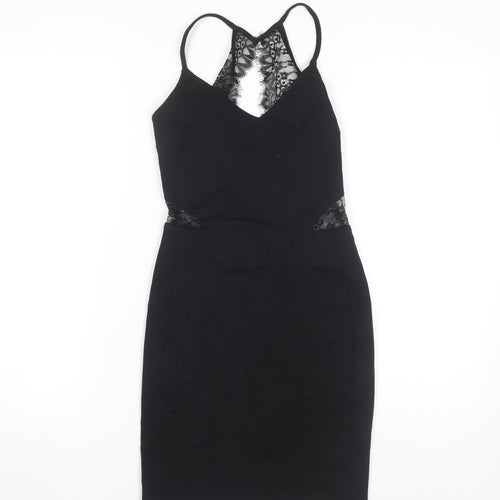 Miss Selfridge Women's Black Sleeveless Dress