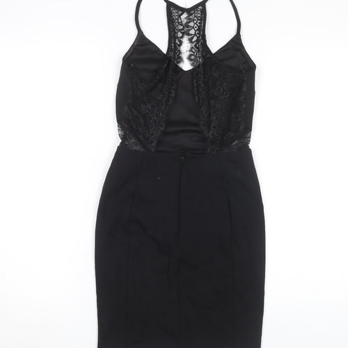 Miss Selfridge Women's Black Sleeveless Dress