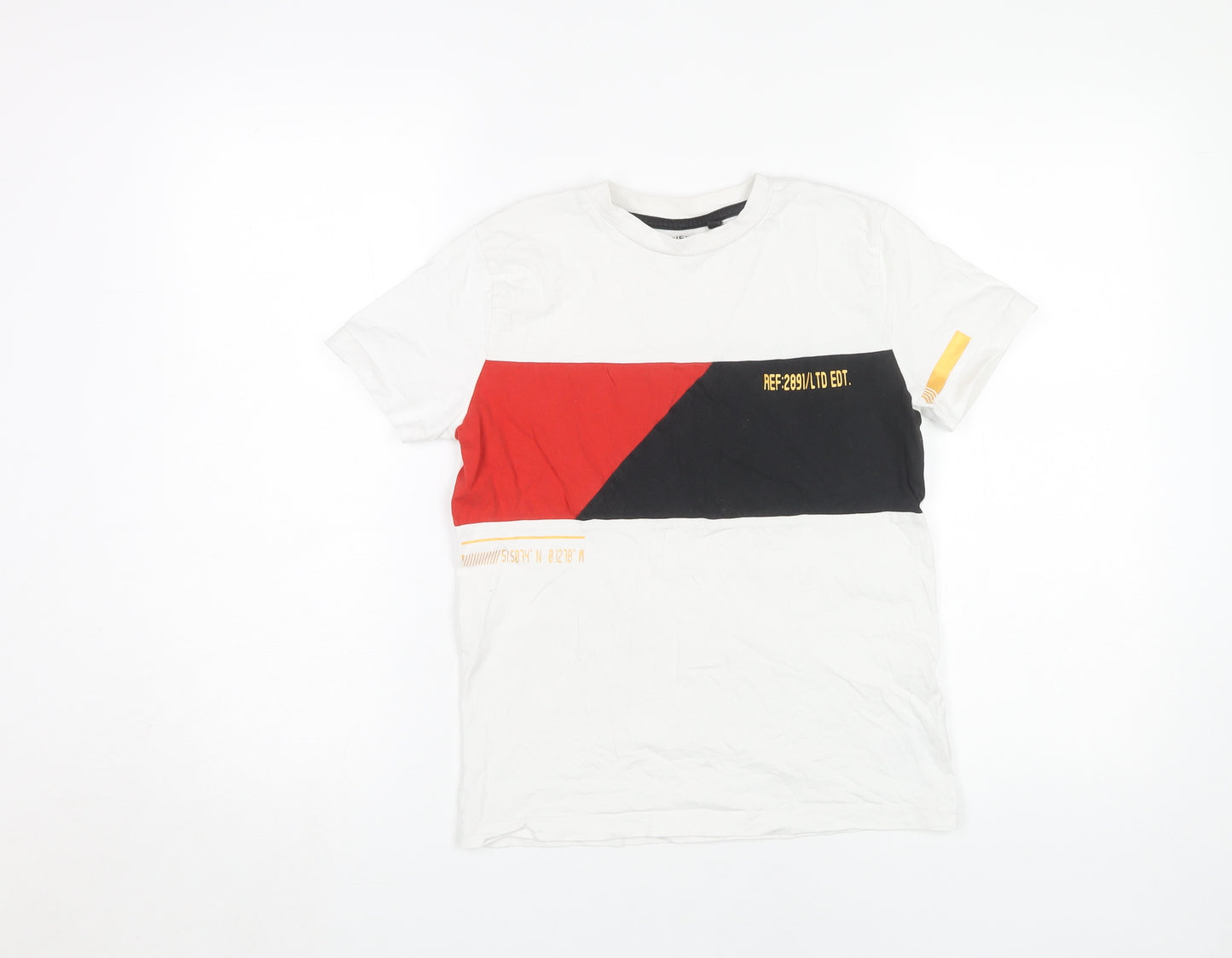Next Boys Multicoloured Colourblock T-Shirt 10 Years