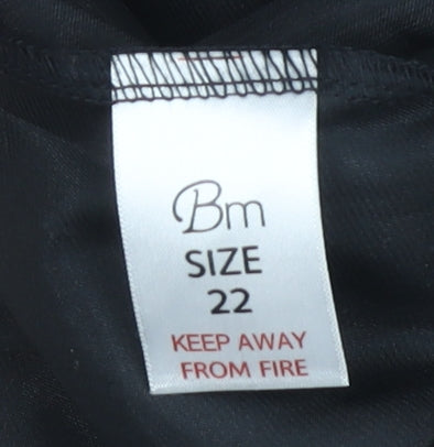 Bm Women Plus Size 22 Black Lace Skirt