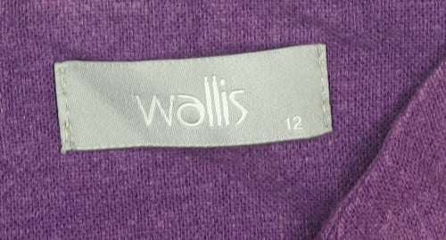 Wallis Women's Purple Linen Tank Top Size 12