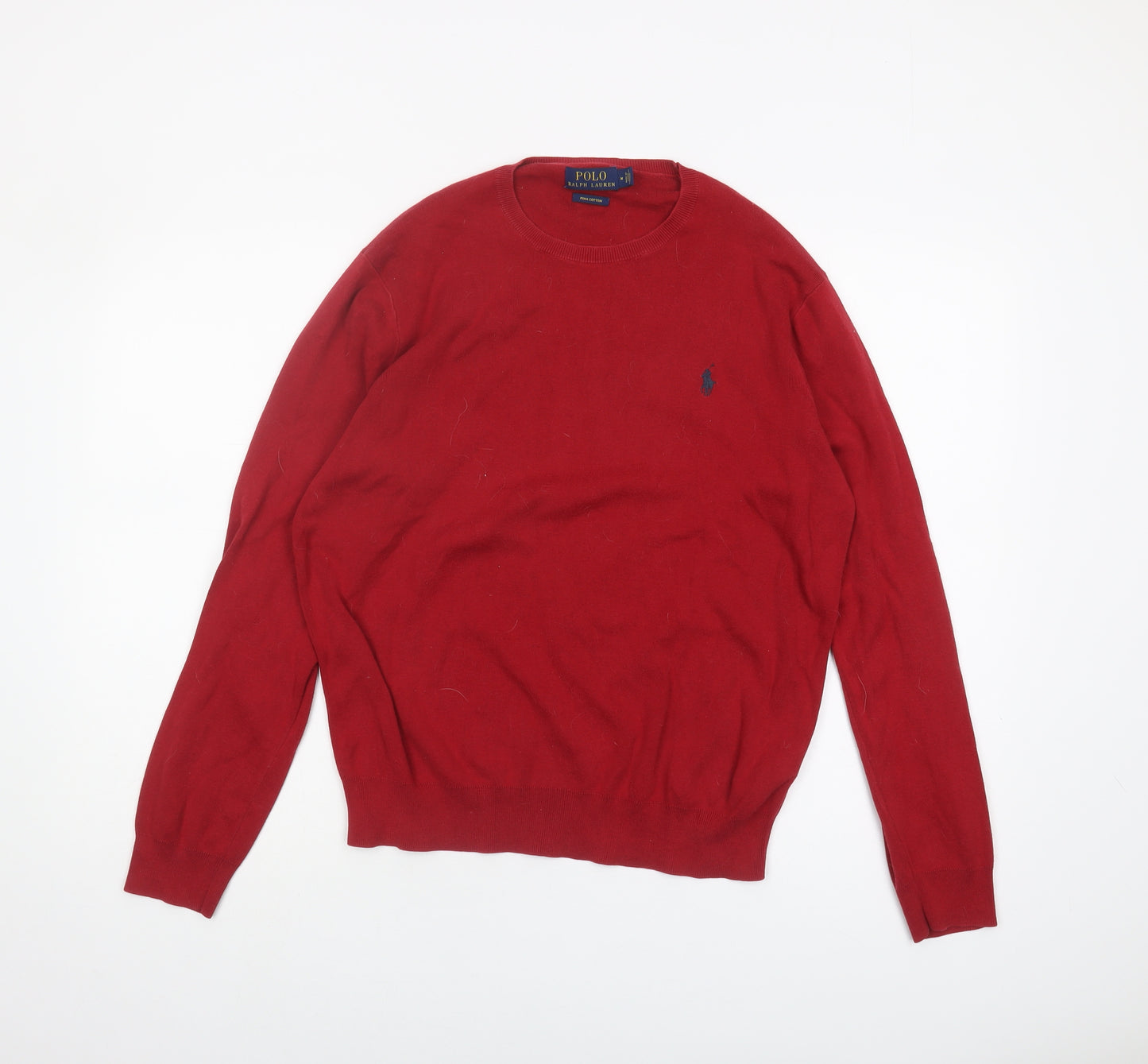 Polo Ralph Lauren Men's Red Pullover Jumper M