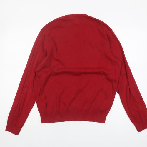 Polo Ralph Lauren Men's Red Pullover Jumper M