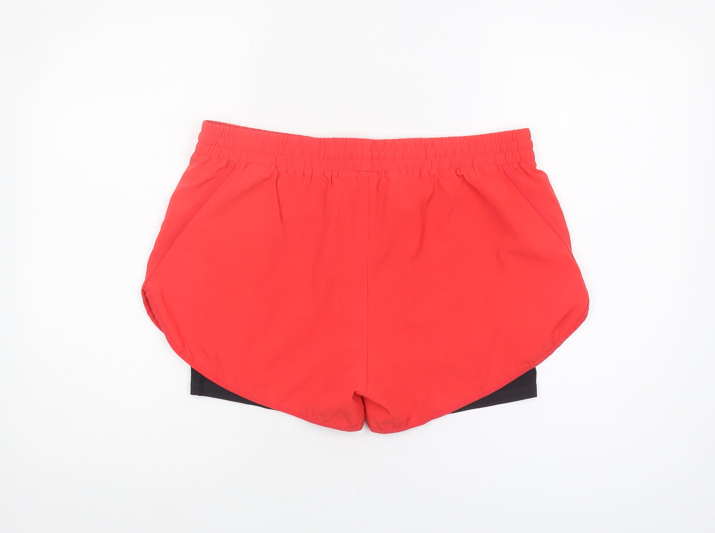 Marks and Spencer Red Women's Athletic Shorts, Size 14