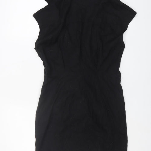 MNG Women's Black Sleeveless Short Dress Size 10