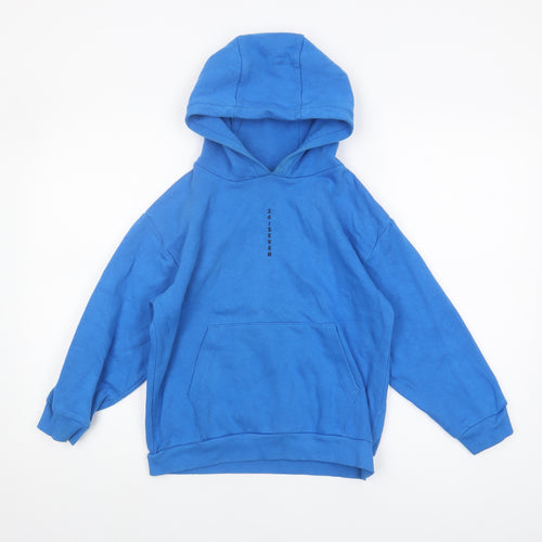 Next Boys Blue Pullover Hoodie Size 9 Years