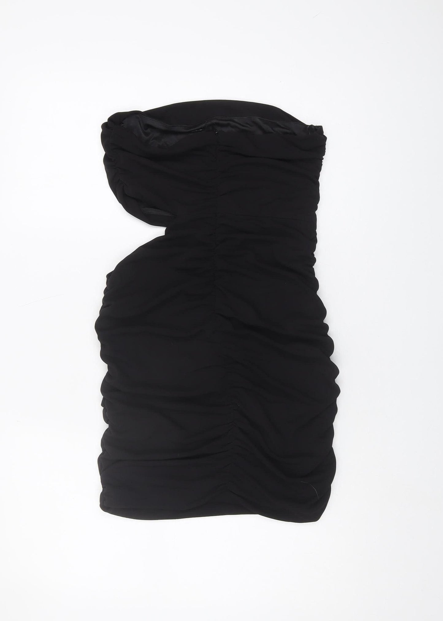 Zara Women's Black Strapless Medium Dress, Size 12