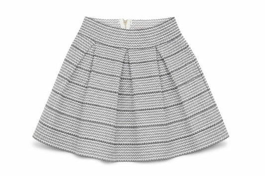 Front view of Yu & Me Women's Geometric Skirt Multicoloured S