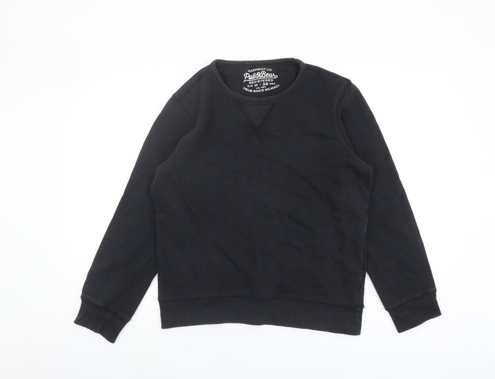 Pull & Bear Black Unisex Sweatshirt M Size Long Sleeve