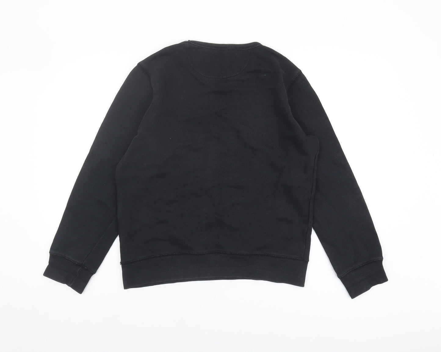 Pull & Bear Black Unisex Sweatshirt M Size Long Sleeve