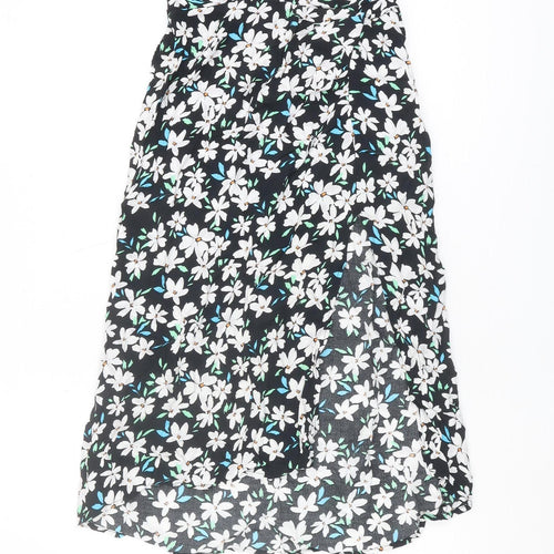 Bershka Women's Floral Skirt, Multicoloured, Size 12
