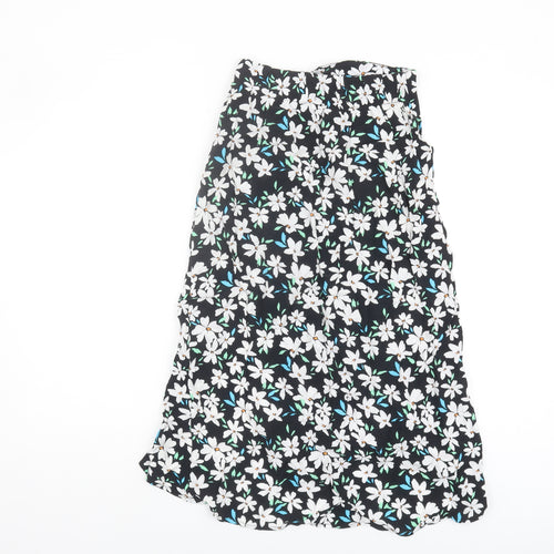 Bershka Women's Floral Skirt, Multicoloured, Size 12