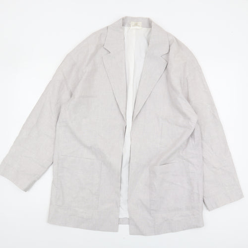 BAF Beige Women's Long Blazer, Size 12