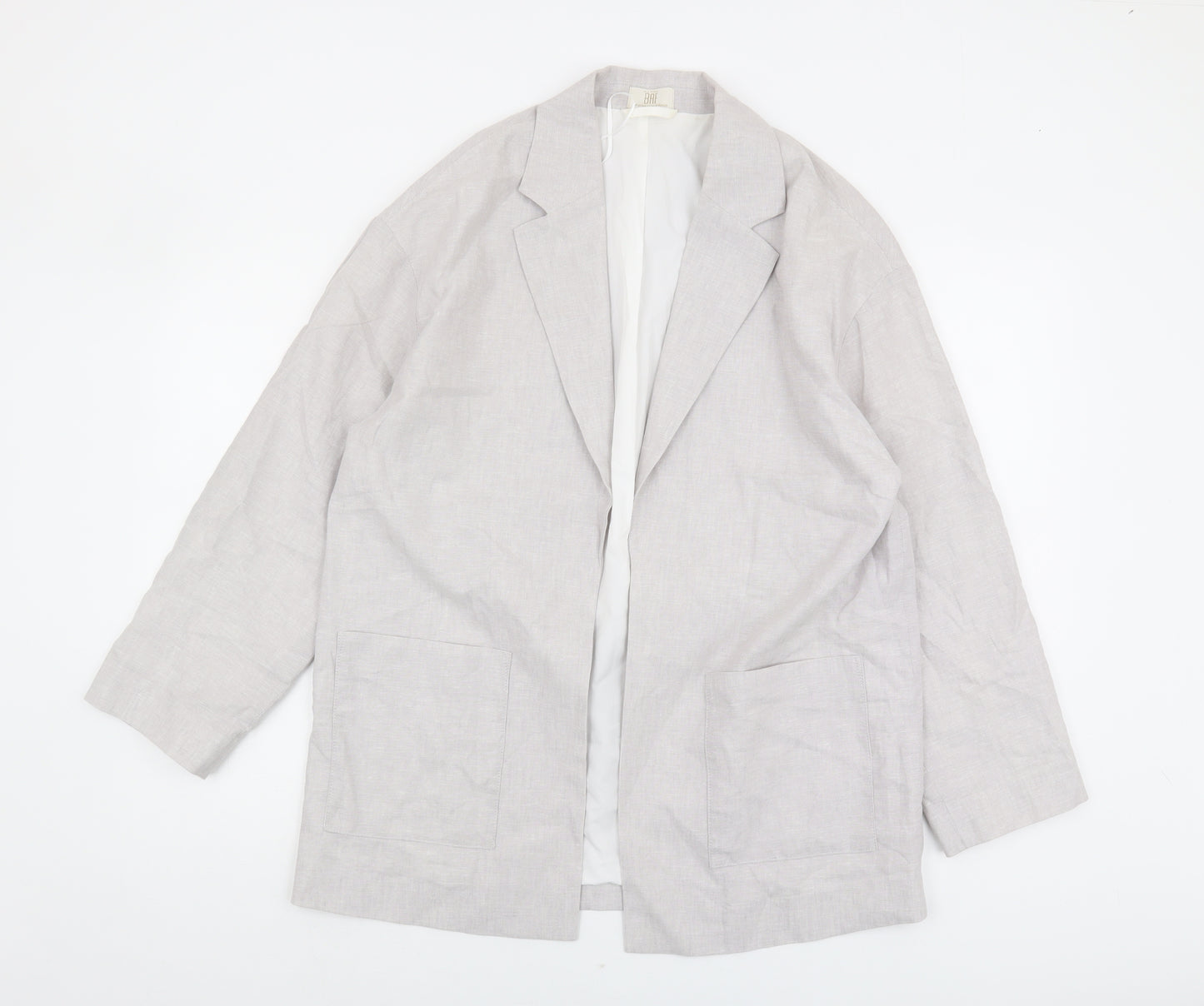 BAF Beige Women's Long Blazer, Size 12