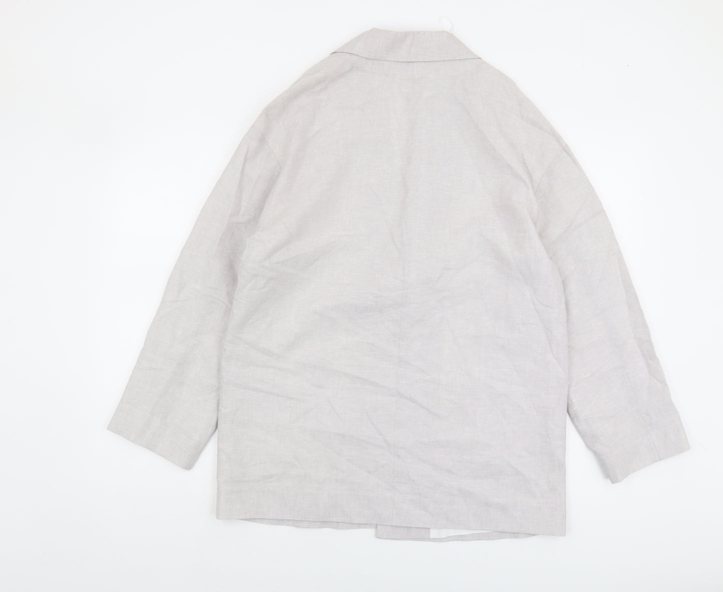 BAF Beige Women's Long Blazer, Size 12