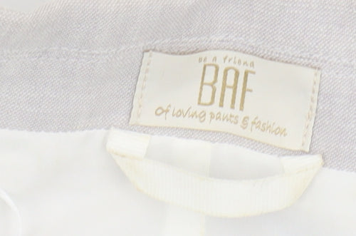 BAF Beige Women's Long Blazer, Size 12