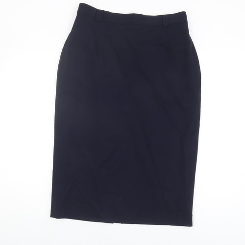 Artigiano Women's Black Midi Pencil Skirt Size 14