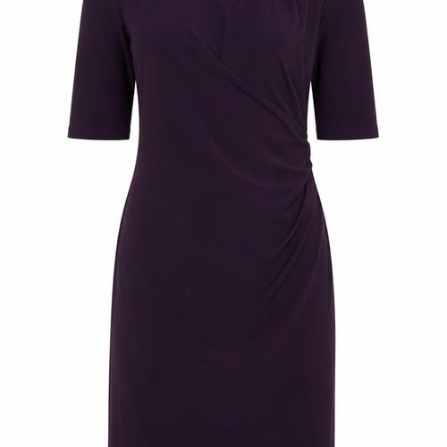 Coco Bianco Women Purple L Half Sleeve Dress